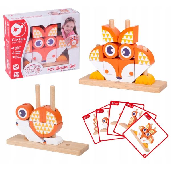 Skládačka Liška dřevo 19ks (obrázek 5)