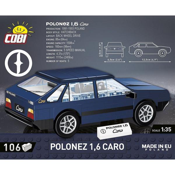 Cobi 24589 FSO Polonez 1,6 Caro, 1:35, 106 k