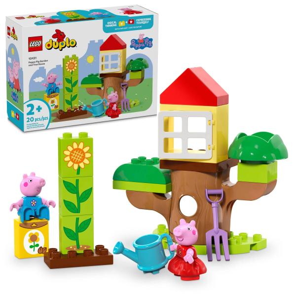 LEGO® DUPLO® 10431 Prasátko Peppa - zahrada a domeček na strome