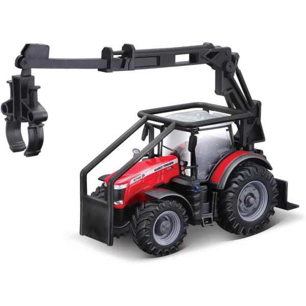 Bburago  Farm Traktor 10cm Massey Ferguson 8740S - lesný traktor
