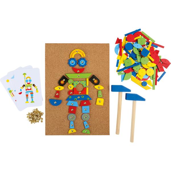 Small Foot Dřevěná kreativní zatloukací hra (obrázek 3)