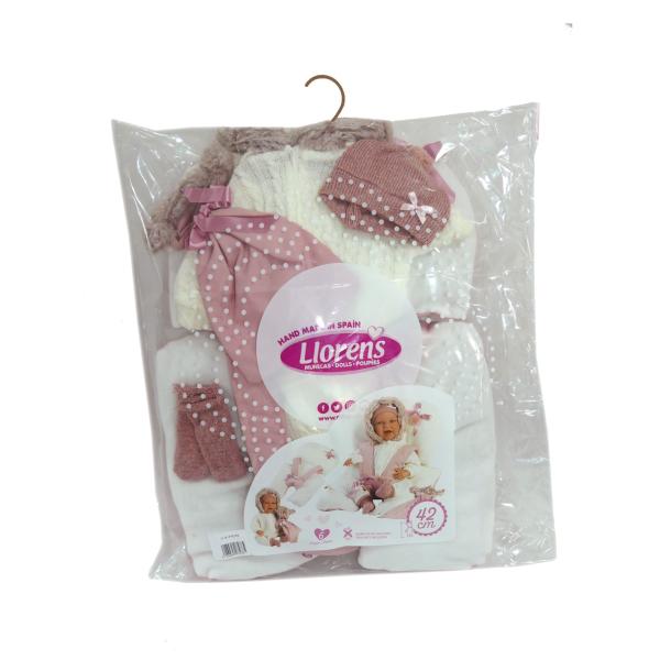 Llorens M740-78 oblečení pro panenku NEW BORN velikost 40-42 cm
