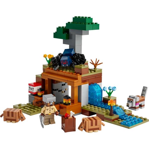 LEGO® Minecraft® 21269 Výprava do dolu a pásovec