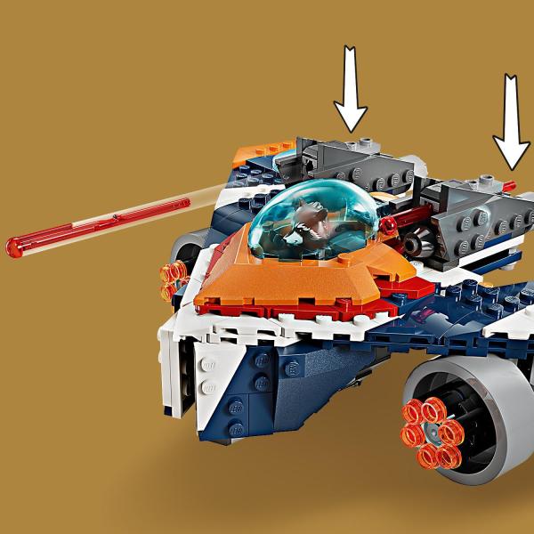 LEGO® Marvel 76278 Rocketův tryskáč Warbird vs. Ronan (obrázek 7)