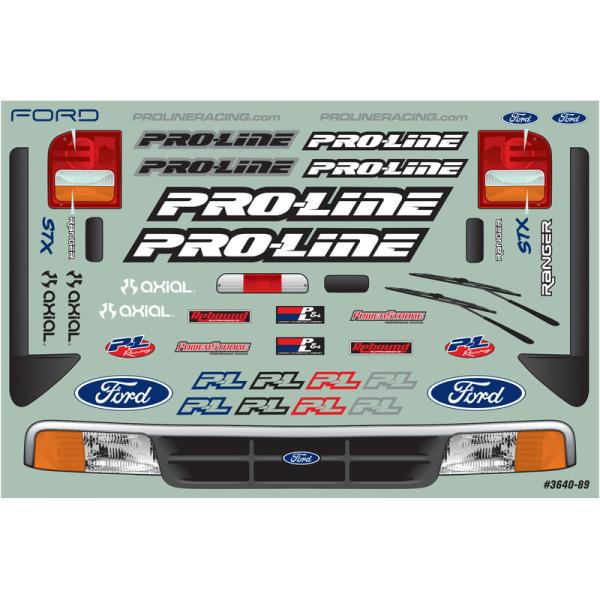 Pro-Line karosérie 1:10 1993 Ford Ranger Pre-Runner čirá (rozvor 313mm) (obrázek 5)
