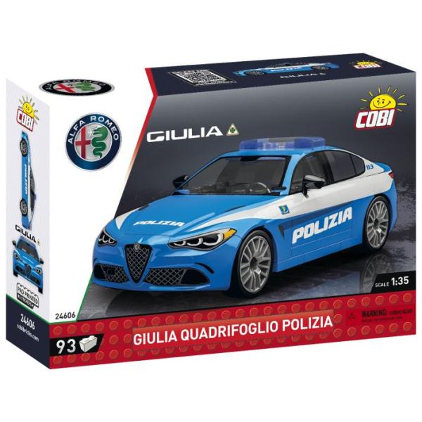 Cobi Alfa Romeo Giulia Quadrifoglio Polizia, 1:35, 93 k (obrázek 3)