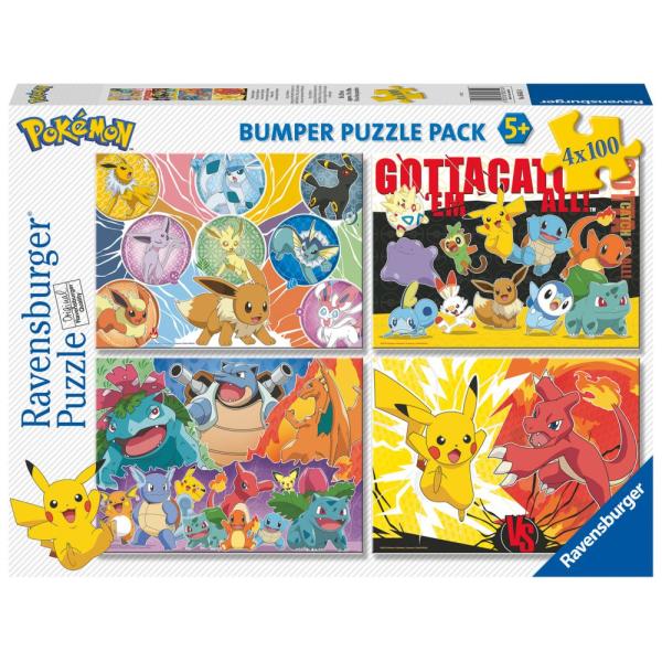 Ravensburger Pokémon 4x100 dílků