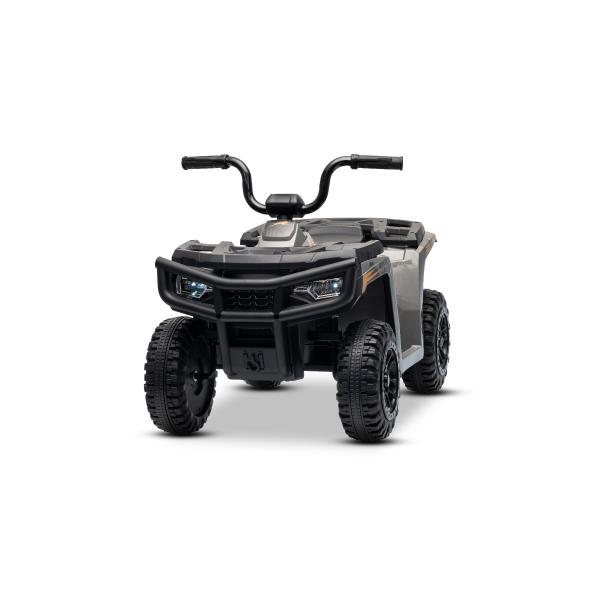 Licencovaná elektrická čtyřkolka Arctic Cat 12V se zadním pohonem, šedá, LED světla, Líti (obrázek 3)