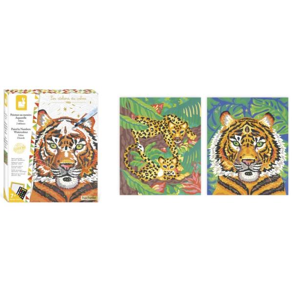 Janod Atelier Sada Maxi Malování podle čísel Šelmy od 7 let (obrázek 3)