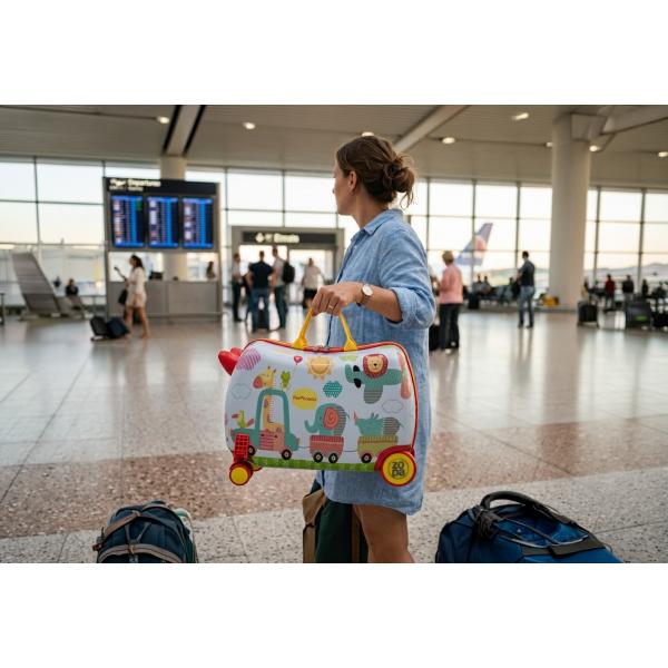 Dětský kufřík na kolečkách Pack&Ride, Traffic (obrázek 7)