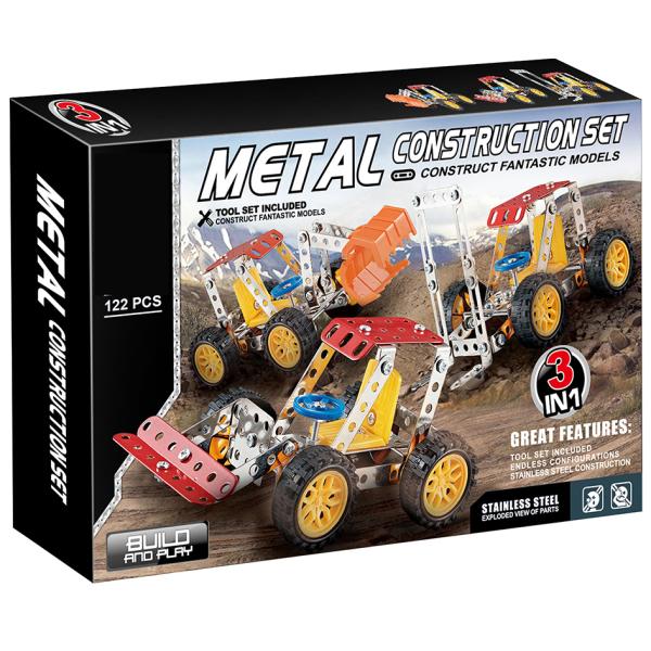 Kovová stavebnice 122 ks – Zemědělské stroje