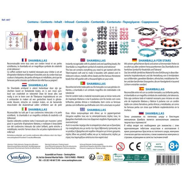 SENTOSPHERE Kreativní sada Náramky shamballa (obrázek 4)
