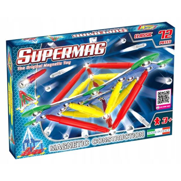 SUPERMAG magnetická stavebnice Classic primary 72ks