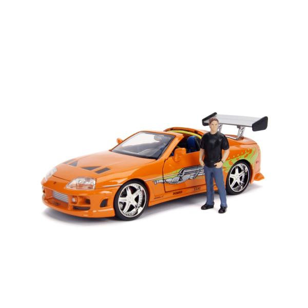 Rychle a zběsile auto 1995 Toyota Supra 1:24 + figurka Brian O’Conner (obrázek 3)