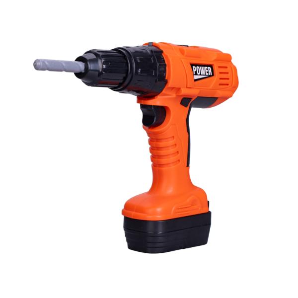 Akumulátorová vrtačka s nářadím 24ks v kufříku ve tvaru kladiva