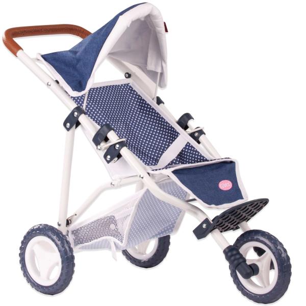 Götz športový kočík pre bábiky denim