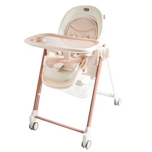 2Kids Toys Jídelní židle s kolečky hnědá