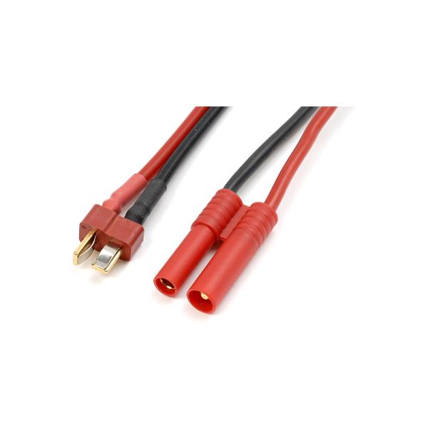 Konverzní kabel Deans přístroj – 4.0mm zlacený 14AWG