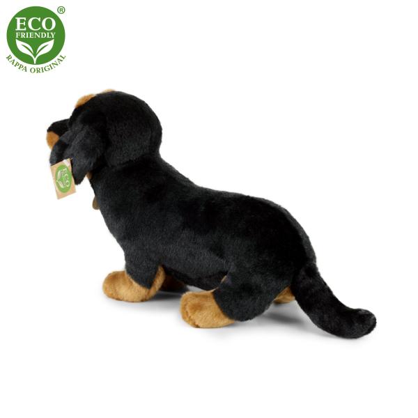 Plyšový pes jezevčík sedící 30 cm ECO-FRIENDLY (obrázek 4)