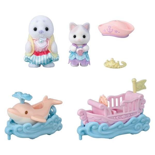 Sylvanian Families Mořská vozidla a baby figurky v zábavním parku (obrázek 3)