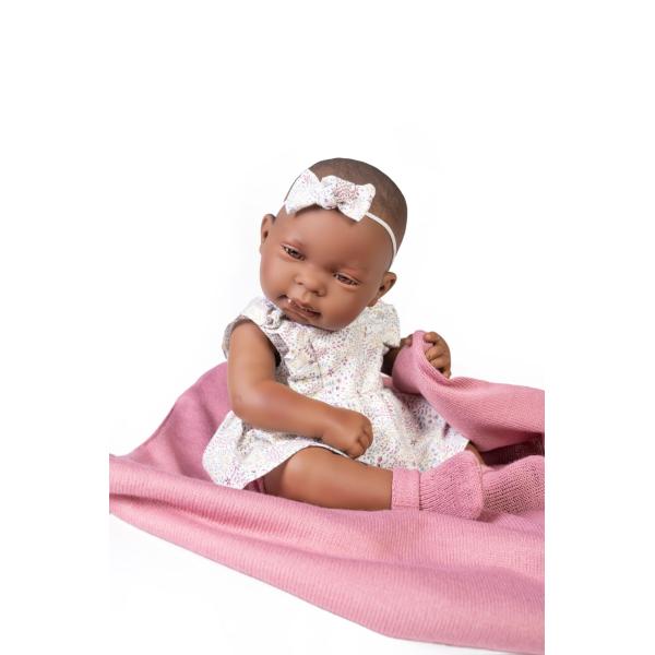 Antonio Juan 50288 MULATA - realistická panenka miminko s celovinylovým tělem - 42 cm (obrázek 3)