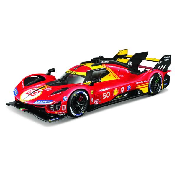 Bburago 1:18 Ferrari Racing - 499P LMH nr.50 (24H Le Mans Champion 2024) HARD CASE