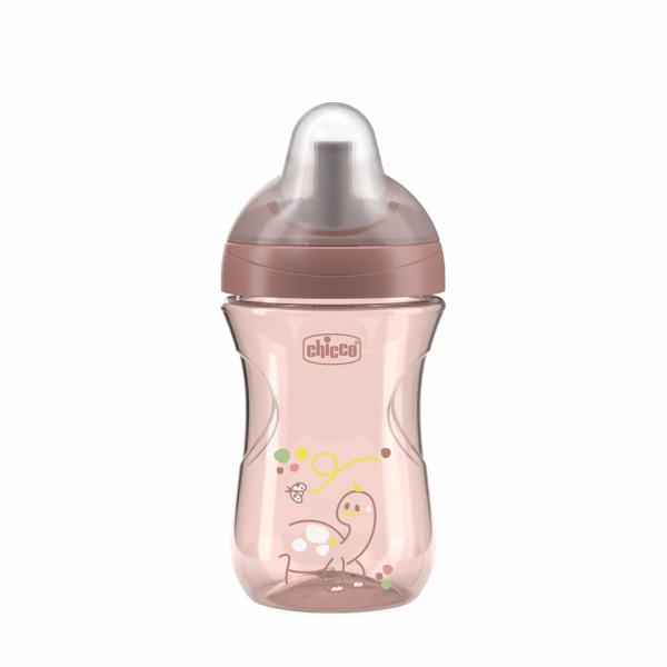 Chicco Hrnek Advanced se slámkovým náustkem pink, 12m+ (obrázek 3)