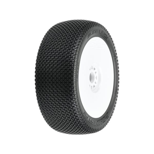 Pro-Line koleso 3.3", pneu Slide Lock M3 Buggy, disk H17 biely (2)