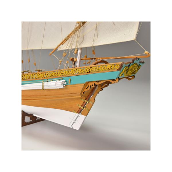 AMATI Sciabecco pirátská loď 1753 1:60 kit (obrázek 10)