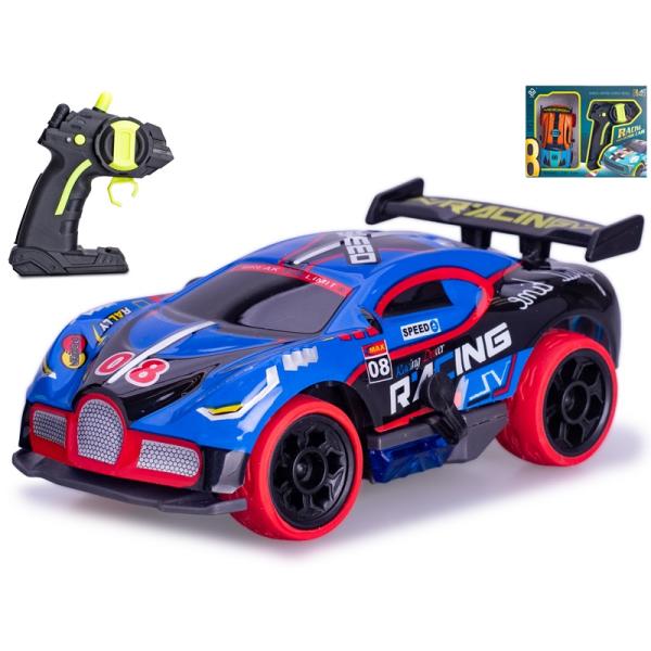 R/C auto závodní 13cm 1:32 2,4GHz plná funkce na baterie se světlem