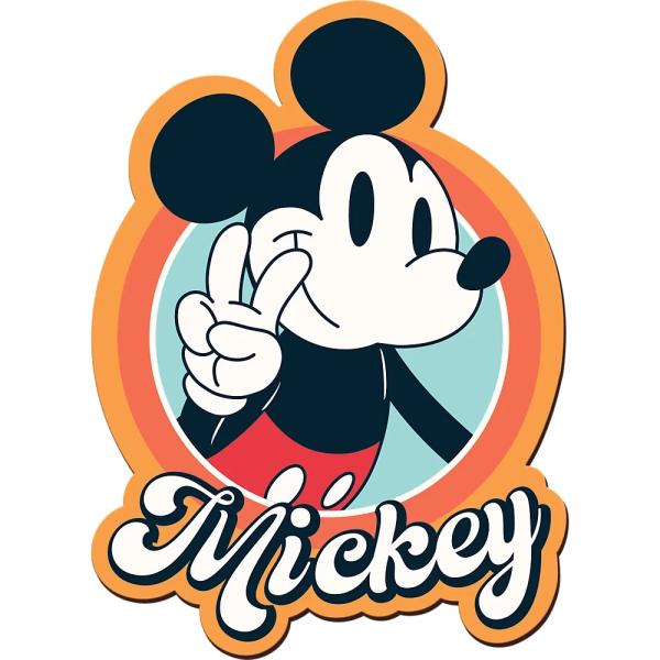 Trefl Dřevěné puzzle 160 dílků – Retro Mickey Mouse / Disney Mickey Mouse and Friends