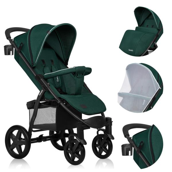 Lionelo Kočík športový Annet Plus Green Forest
