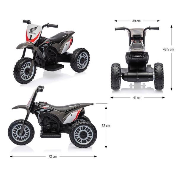 Elektrický motocykl BABY MIX Honda CRF 450R zelený (obrázek 3)