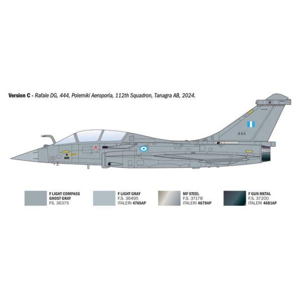 Model Kit letadlo 90092 - Rafale B (1:72) (obrázek 6)