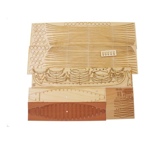 Dušek Vikingská loď Gokstad 1:72 kit (obrázek 11)