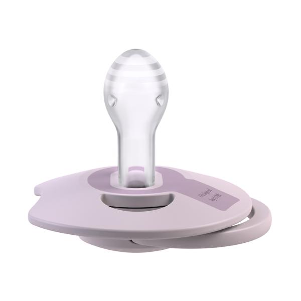 LOVI Dudlík silikonový dynamický Prime 6-18m 2ks Baby Lilac/Violet