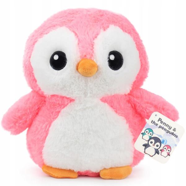 KAWAII Tučňák růžový plyšová hračka 24cm