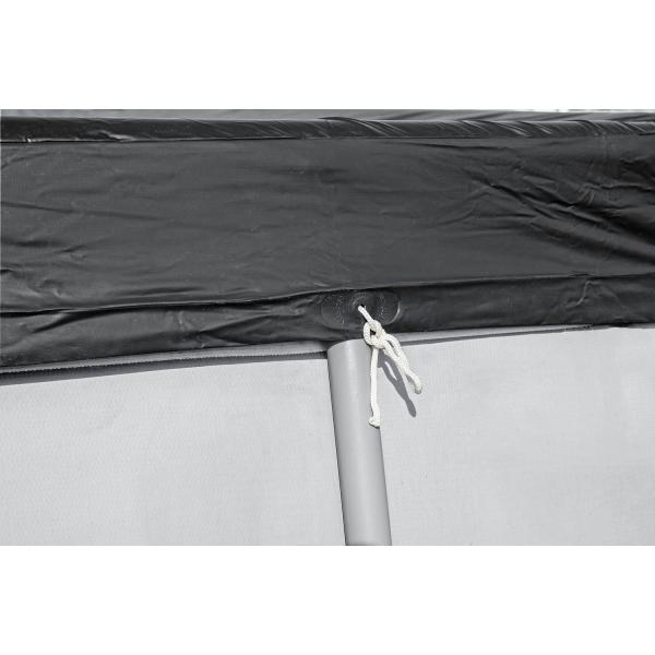 Bestway 58232 Obdélníkový kryt bazénu s rámem 412 x 201 cm, černý (obrázek 4)