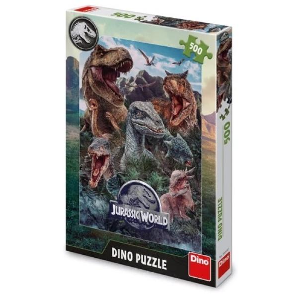Puzzle Jurský Svět 500 dílků