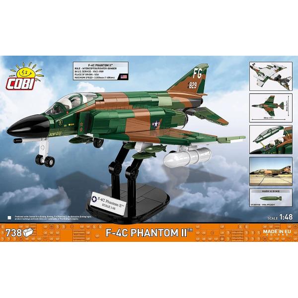 Cobi 2427 Válka ve Vietnamu F-4C Phantom II, 1:48, 738 k