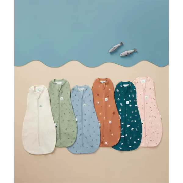 ERGOPOUCH Zavinovačka a vak na spaní 2v1 Cocoon Oatmeal Marle 0-3 m, 3-6 kg, 1 tog (obrázek 9)