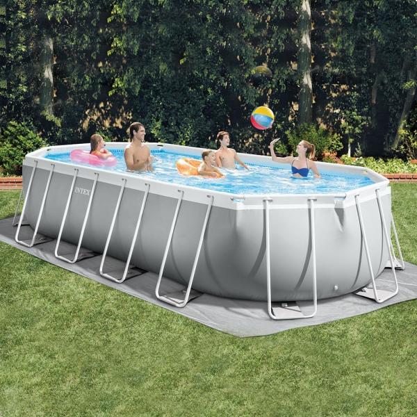 Zahradní bazén INTEX 26798 Prism Frame Oval 610 x 305 x 122 cm kartušová filtrace (obrázek 4)