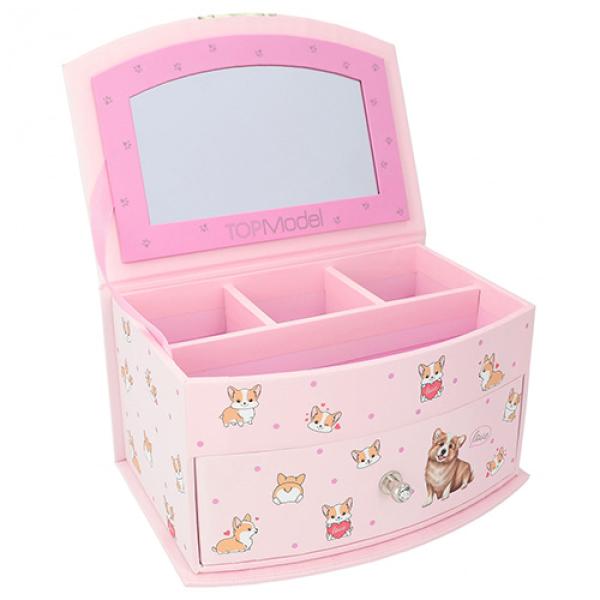 Top Model Šperkovnice, Růžová, Hayden a Lotti, se zrcátkem