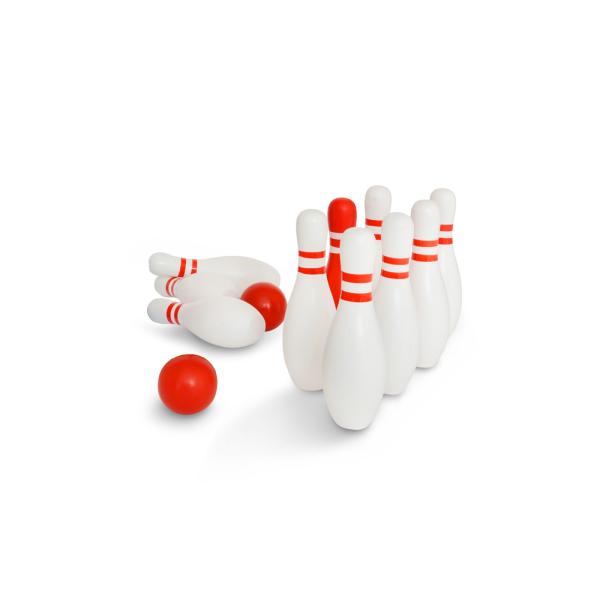 BS Toys Bowling - červená a bílá