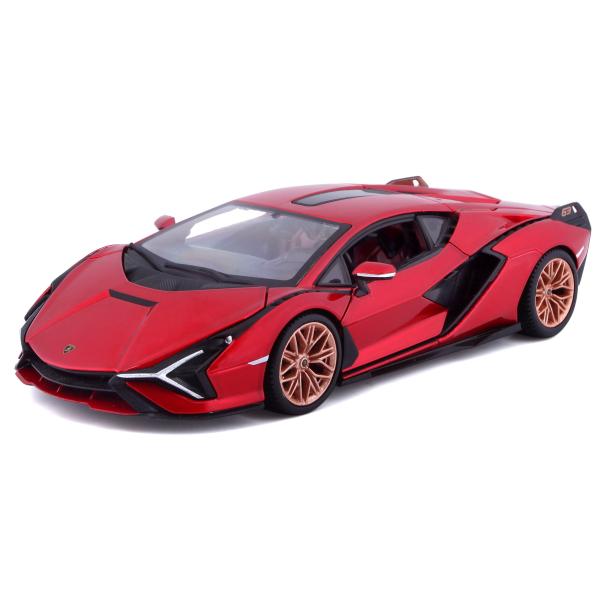 Bburago 1:24 Plus Lamorghini Sian FKP37 - Red