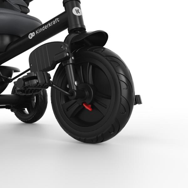 KINDERKRAFT Tříkolka Aston 2 Plus Grey, 9m+ (obrázek 9)