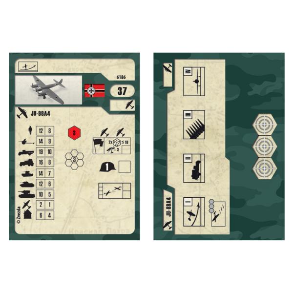 Wargames (WWII) letadlo 6186 – Junkers Ju-88A4 (1: 200)