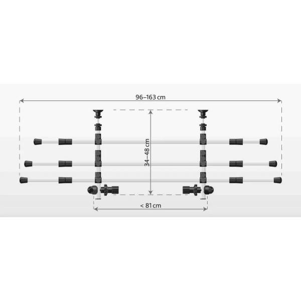 Síť bezpečnostní do auta 96-163cm (obrázek 3)