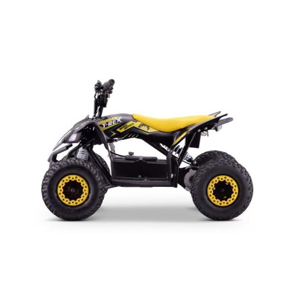 Elektrická čtyřkolka pro děti Beneo Motors T-REX žlutá – 1300W