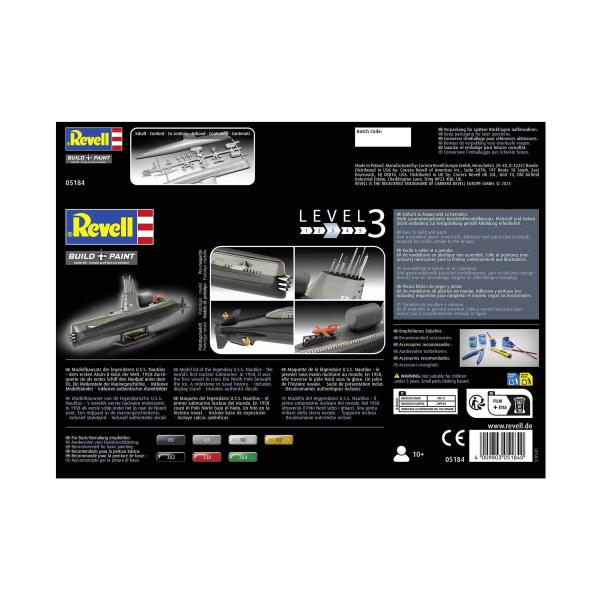 Plastic ModelKit ponorka 05184 - U.S.S. Nautilus (1:305) (obrázek 3)